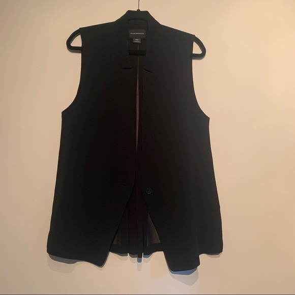 Club Monaco Black Boyfriend Blazer - Picture 2 of 6